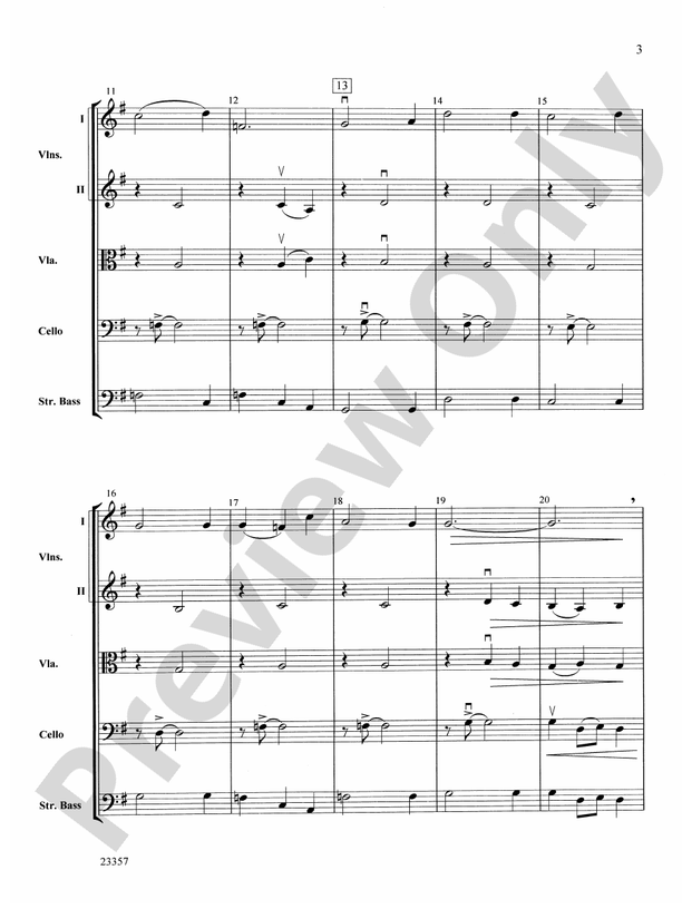 Irish Yuletide – String Orchestra Conductor Score & Parts (Digital Download)