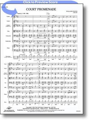 Court Promenade - William Owens - FJH Music Company Score/Parts