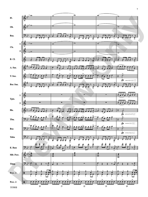 Baby! - Concert Band Conductor Score & Parts (Digital Download)