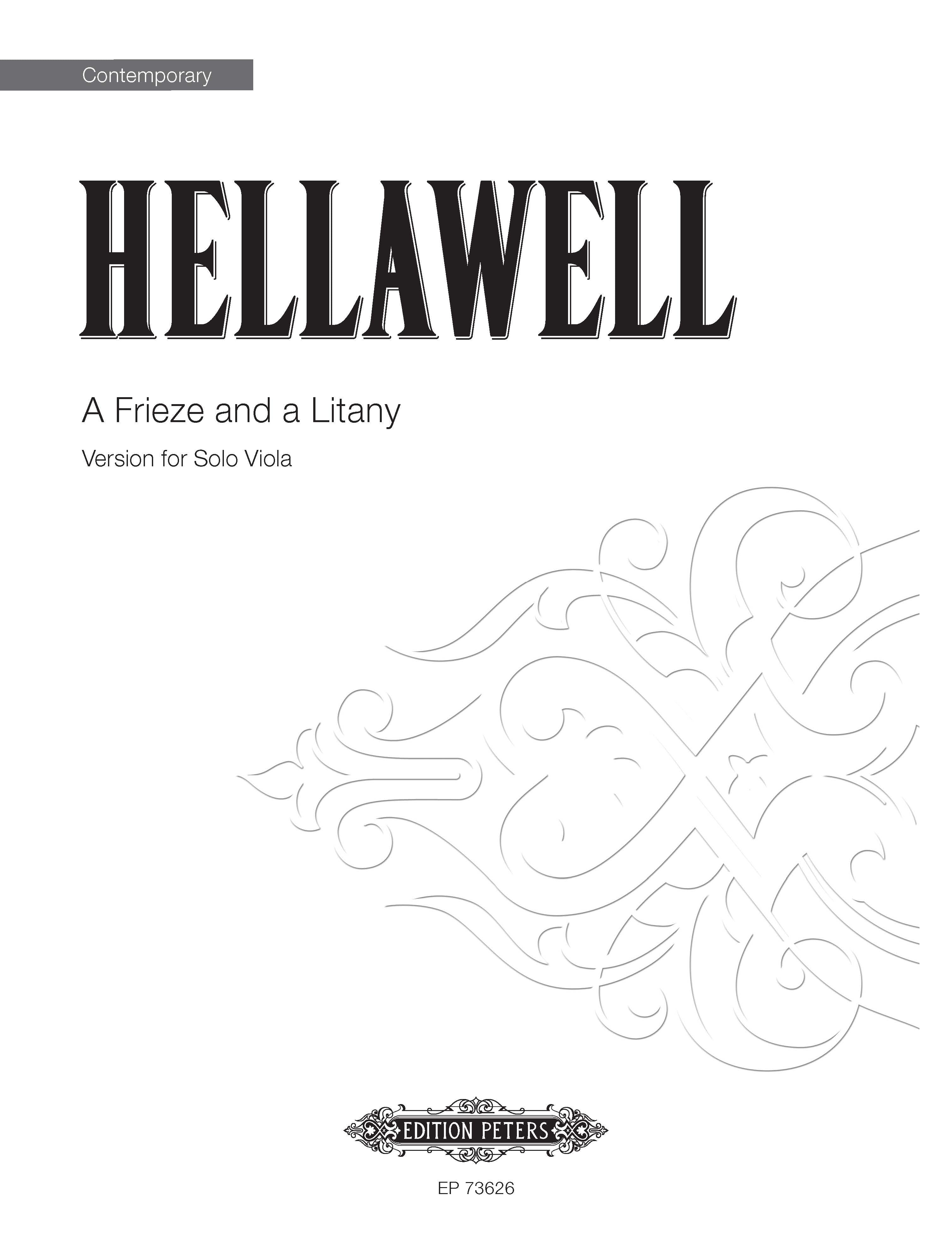A Frieze And A Litany (EP73626) - Viola (Digital Download)