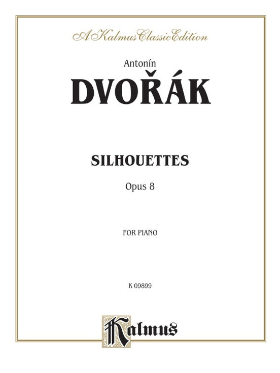 Dvorak - Silhouettes, Op. 8 - Piano Solo (Digital Download)