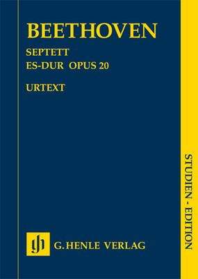 Septet in E flat major Op 20 Study Score