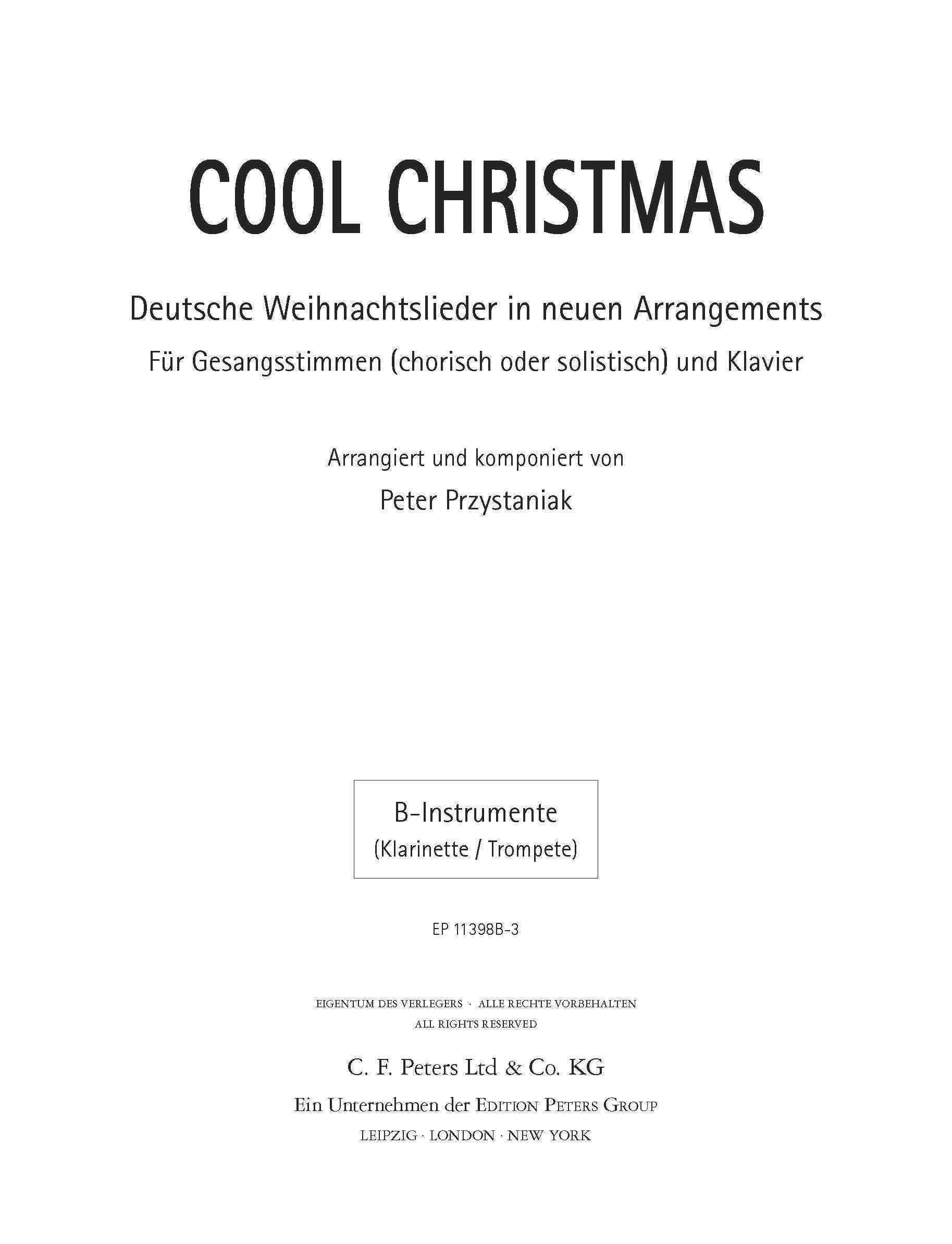 Cool Christmas (EP11398B-3) - Bb Instruments (Digital Download)