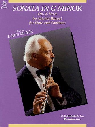 Blavet - Sonata Op2/4 in Gmin - Flute/Piano Accompaniment Schirmer 50488572