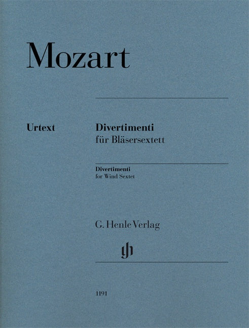 Mozart - Divertimenti - Wind Sextet Henle HN1191