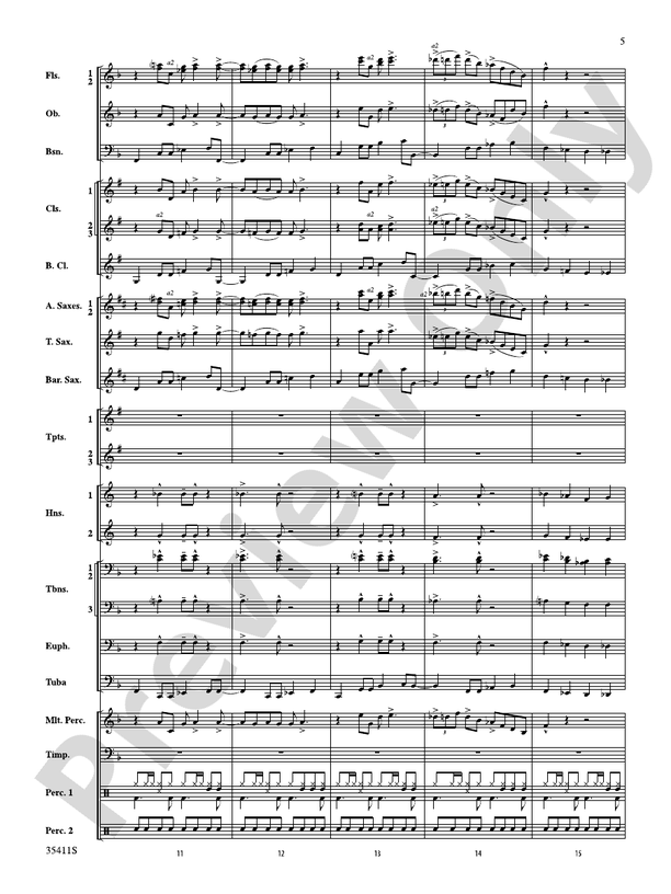 A Man and His Soul - Concert Band Conductor Score & Parts (Digital Download)