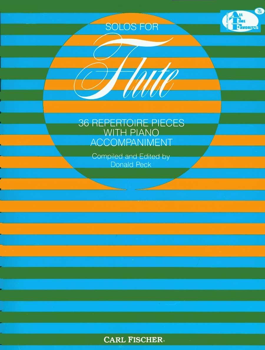 Solos for Flute - 36 Repertoire Pieces - Flute/Piano Accomp