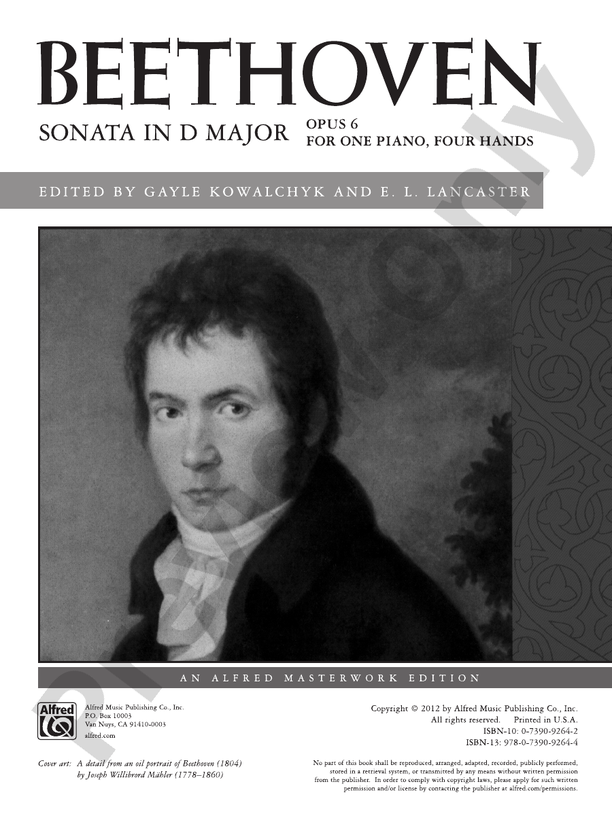 Mendelssohn - Piano Concerto No. 2 in D Minor, Op. 40 - 2 Piano, 4 Hands - TWO Copies required - (Digital Download)