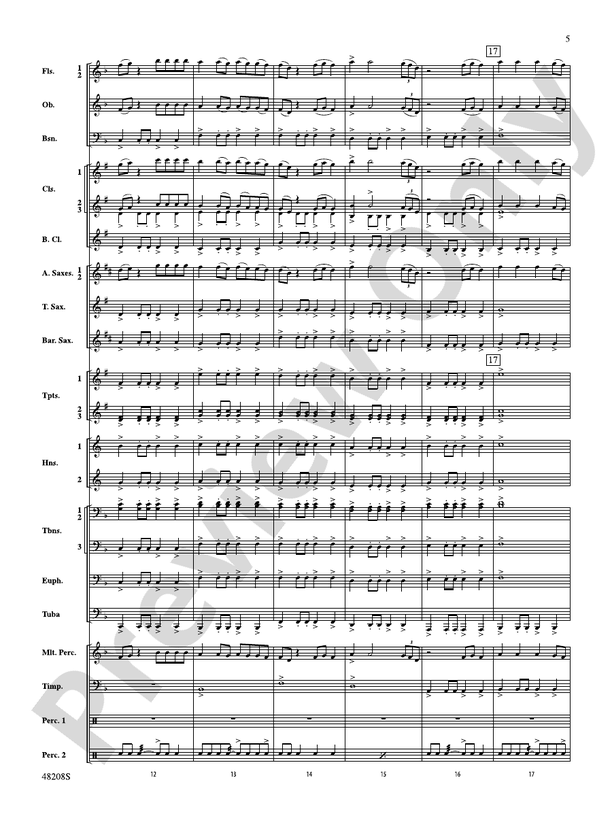 High Octane - Concert Band Conductor Score & Parts (Digital Download)