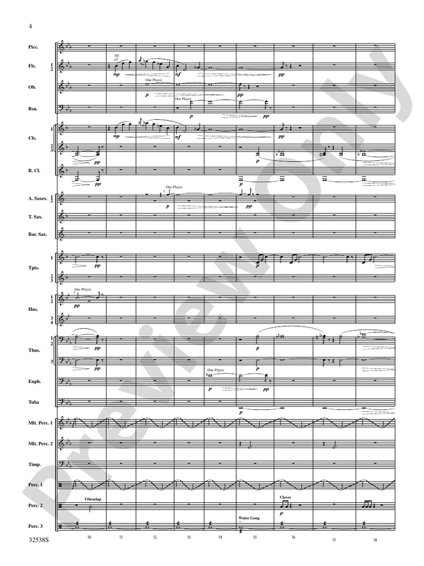 Ghost Dances - Concert Band Conductor Score & Parts (Digital Download)