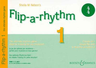 Flip-a-rhythm Vol. 1+2 - The ultimate rhythm game - ideal training for any musician! - Sheila Mary Nelson - Boosey & Hawkes Flash Cards