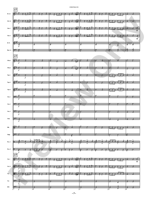 Christmas Jig - Full Orchestra Conductor Score & Parts (Digital Download)