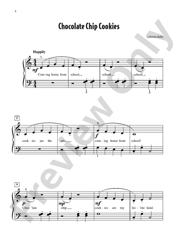 Catherine Rollin's Favorite Solos, Book 1 - Piano (Digital Download)