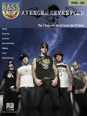 Avenged Sevenfold - Bass Play-Along Volume 38 - Bass Guitar Hal Leonard Bass TAB with Lyrics & Chords /CD