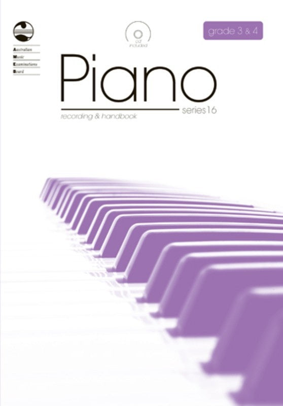 AMEB Piano Series 16 Grades 3-4 - CD Recording & Handbook AMEB 1203086639
