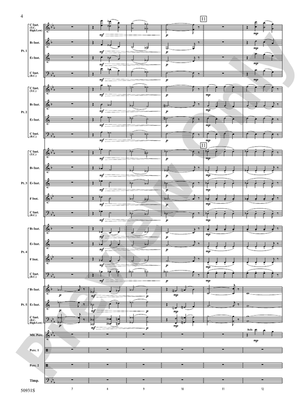The Planets (Flexible Arrangement) - Concert Band Conductor Score & Parts (Digital Download)
