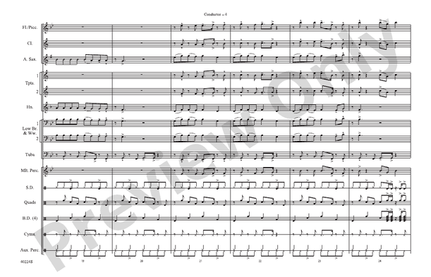 Like Money – Marching Band Conductor Score & Parts (Digital Download)