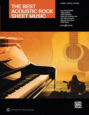 The Best Acoustic Rock Sheet Music - Hal Leonard Piano, Vocal & Guitar
