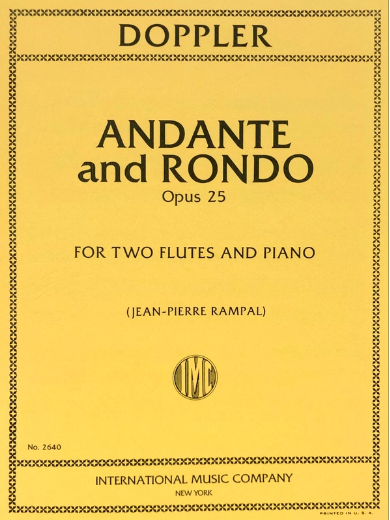 Doppler - Andante & Rondo Op25 - 2 Flutes/Piano IMC IMC2640