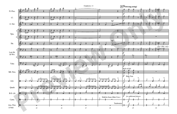 Wizard Wheezes (from Harry Potter and the Half-Blood Prince) – Marching Band Conductor Score & Parts (Digital Download)