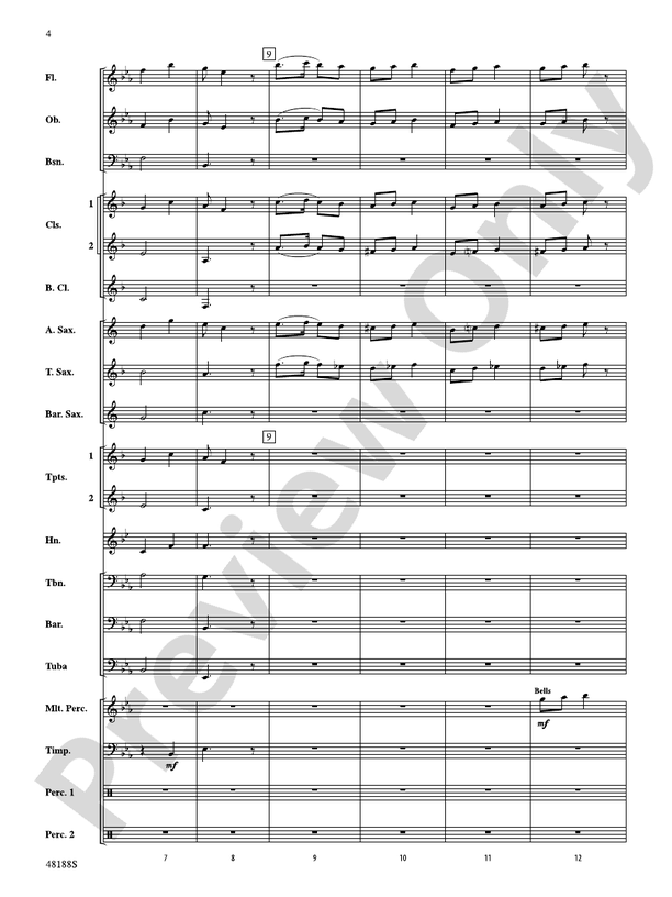 Variations on L. B. I. F. D. - Concert Band Conductor Score & Parts (Digital Download)