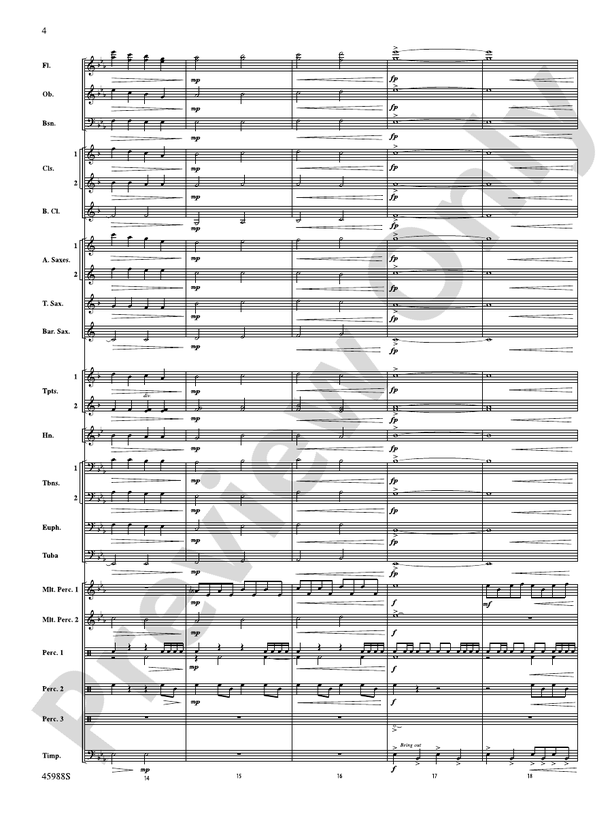 Alliance - Concert Band Conductor Score & Parts (Digital Download)