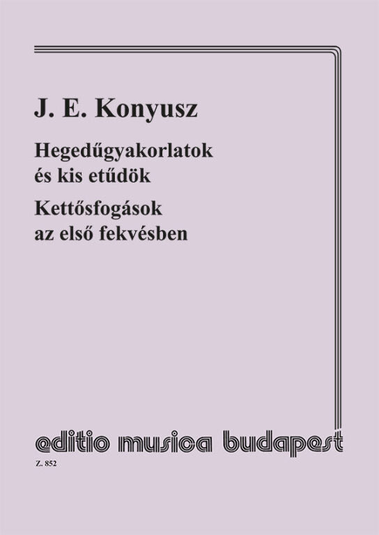 Konyusz - Violin Studies & Little Etudes - Violin Solo EMB Z852