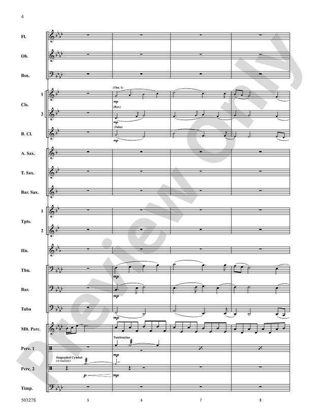 Reflections and Furies - Concert Band Conductor Score & Parts (Digital Download)