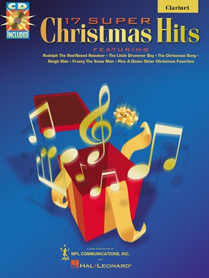 17 Super Christmas Hits - Clarinet - Clarinet Hal Leonard Clarinet Solo /CD