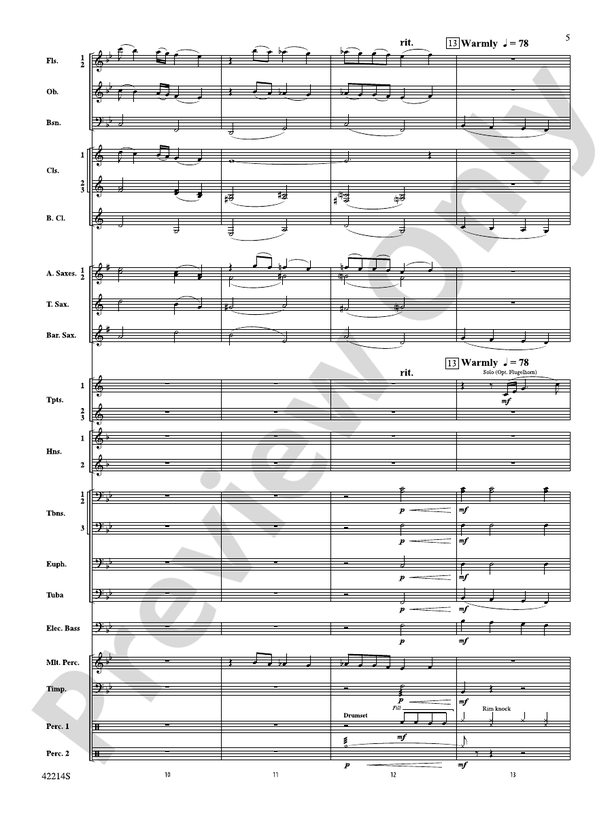 Holiday Shopping - Concert Band Conductor Score & Parts (Digital Download)