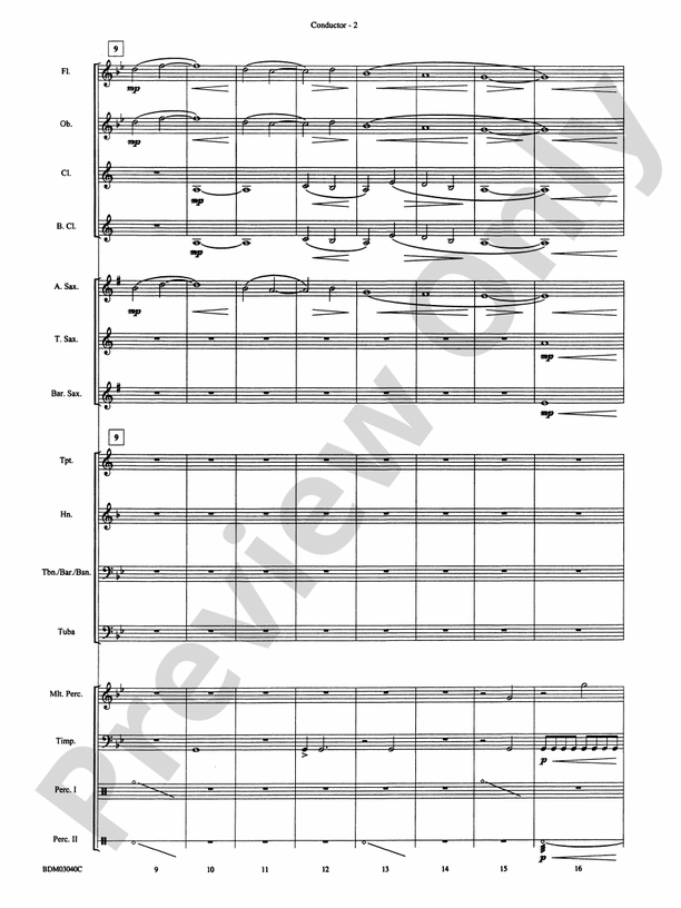 Three Faces of Kilimanjaro (Kibo, Mawenzi, and Shira) - Concert Band Conductor Score & Parts (Digital Download)