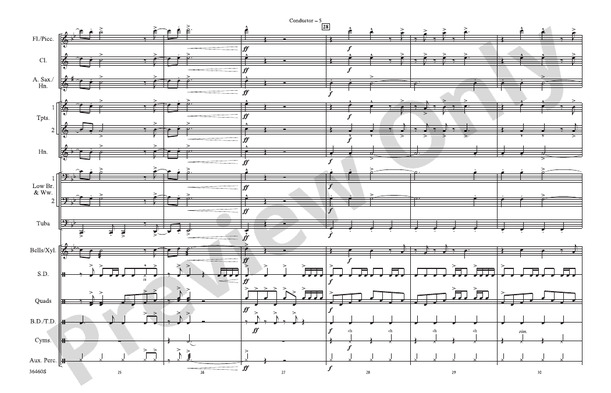 Separate Ways (Worlds Apart) – Marching Band Conductor Score & Parts (Digital Download)