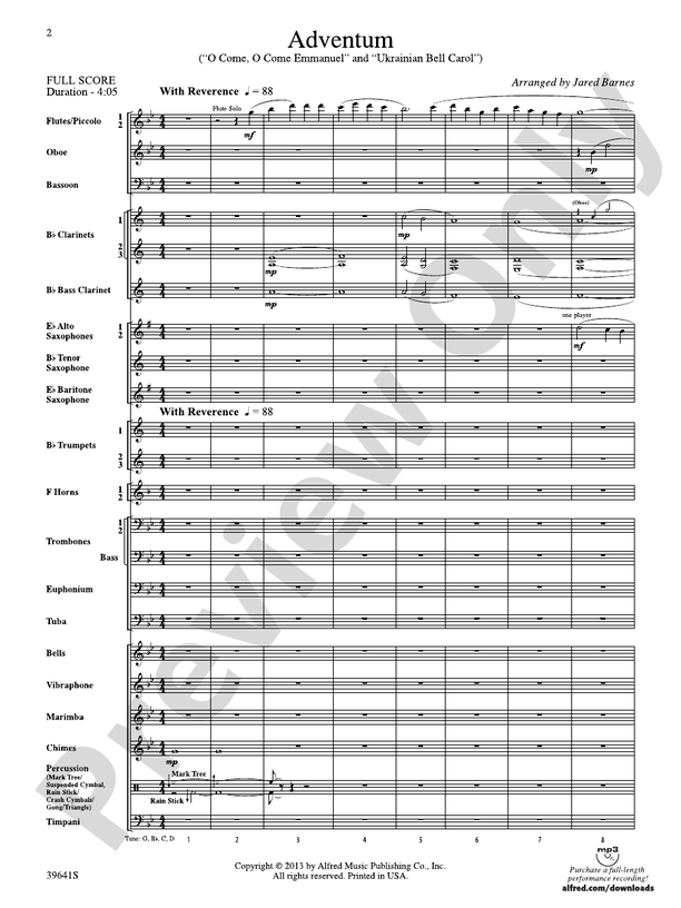 Adventum - Concert Band Conductor Score & Parts (Digital Download)