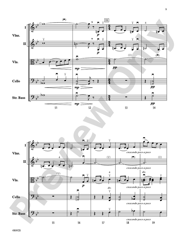 From Darkness, Joyful Sounds Are Born - String Orchestra Conductor Score & Parts (Digital Download)