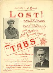 Lost (from 'Tabs') - Vocal/Piano (Digital Download)