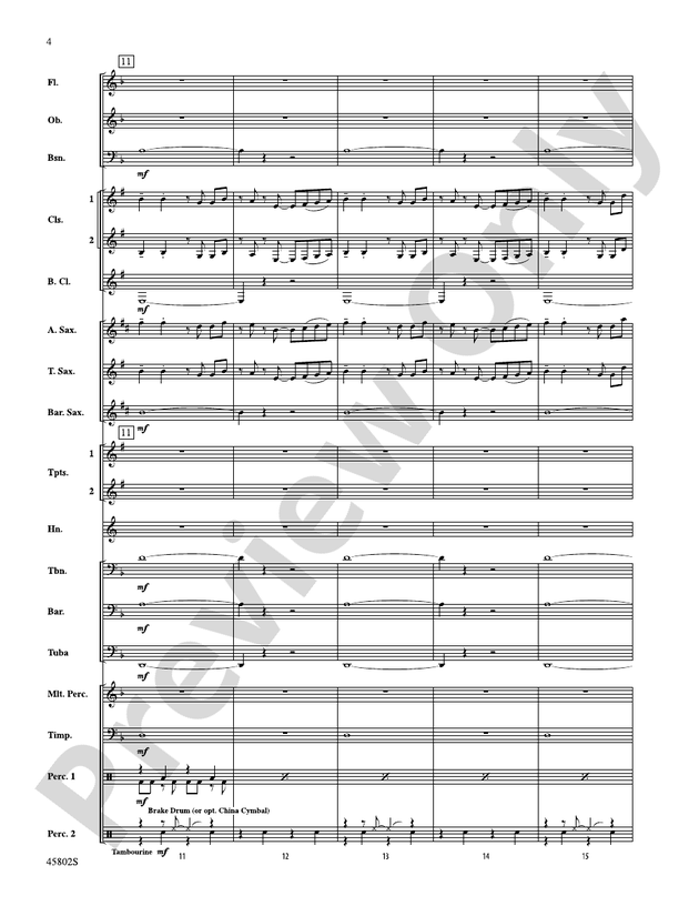 Confident - Concert Band Conductor Score & Parts (Digital Download)