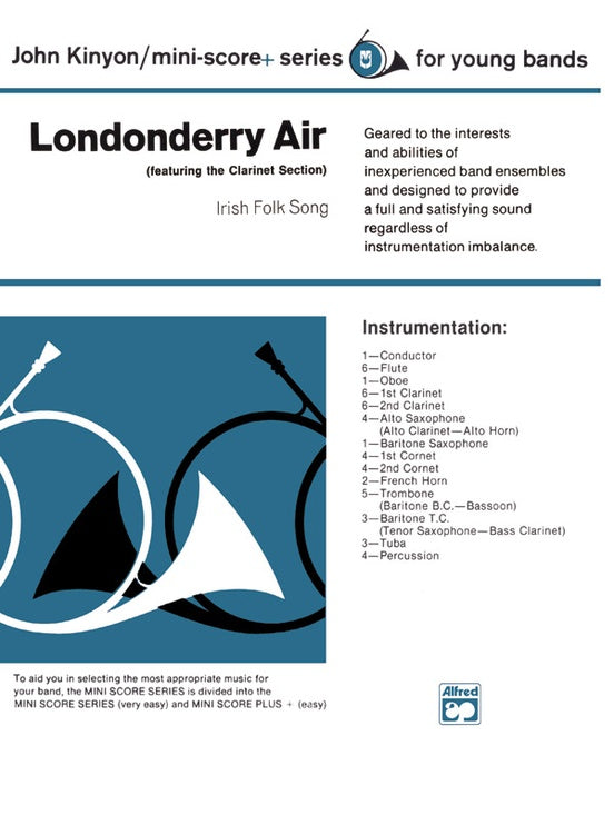 Londonderry Air (featuring the Clarinet section) - Concert Band Conductor Score & Parts (Digital Download)
