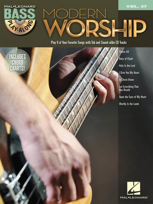 Modern Worship - Bass Play-Along Volume 37 - Bass Guitar Hal Leonard Bass TAB with Lyrics & Chords /CD