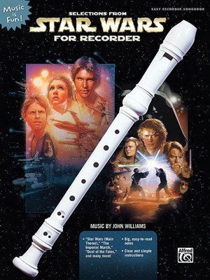 Selections from Star Wars for Recorder - Book Only - John Williams - Piano Alfred Music Easy Piano