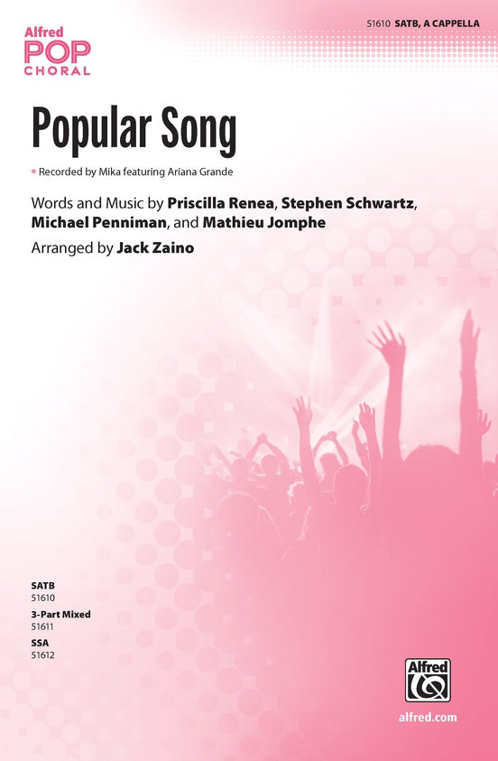 Popular Song - SATB Choral Octavo (Digital Download)