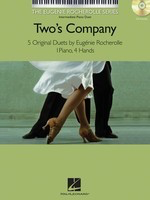 Two's Company - 5 Original Duets - Eugenie Rocherolle - Hal Leonard Piano Solo /CD