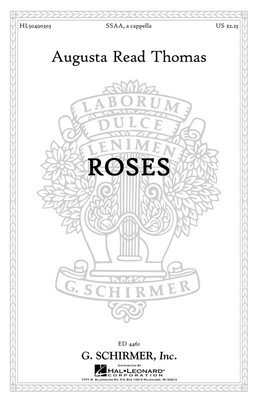 Thomas AR - Roses - SSAA Choral Score Schirmer 50490303
