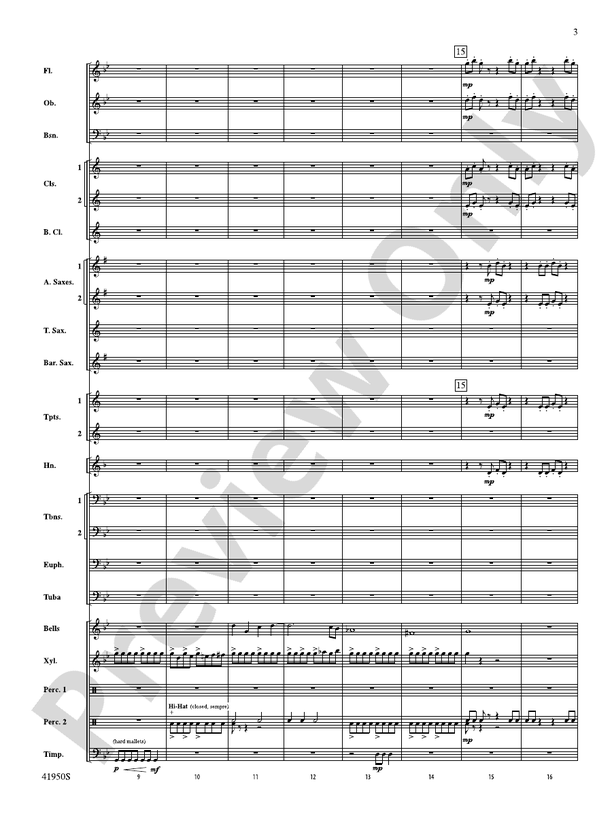 Mechanism - Concert Band Conductor Score & Parts (Digital Download)
