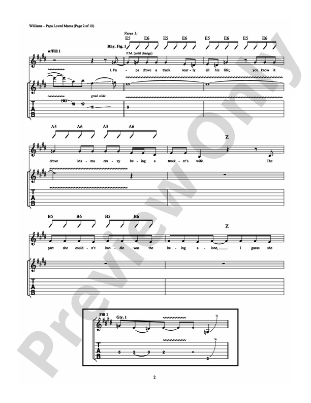 Papa Loved Mama - Guitar TAB (Digital Download)