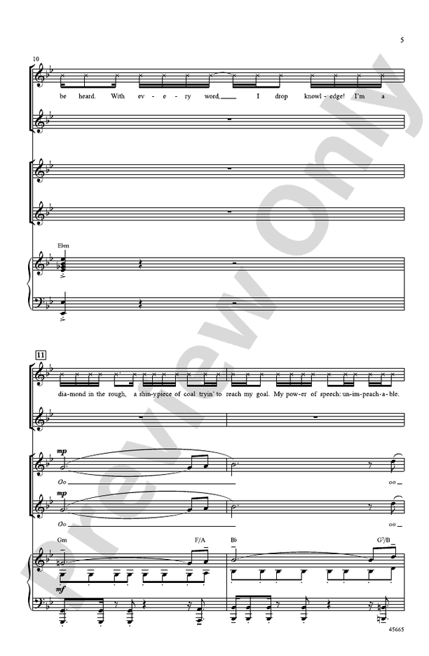 My Shot – SSA Choral Octavo (Digital Download)