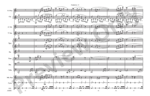 Seapower Fanfare – Marching Band Conductor Score & Parts (Digital Download)