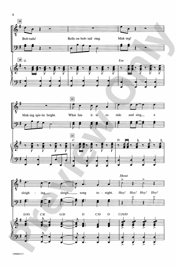 J.B.M.C.A. (Jingle Bells, Merry Christmas to All) – TBB Choral Octavo (Digital Download)