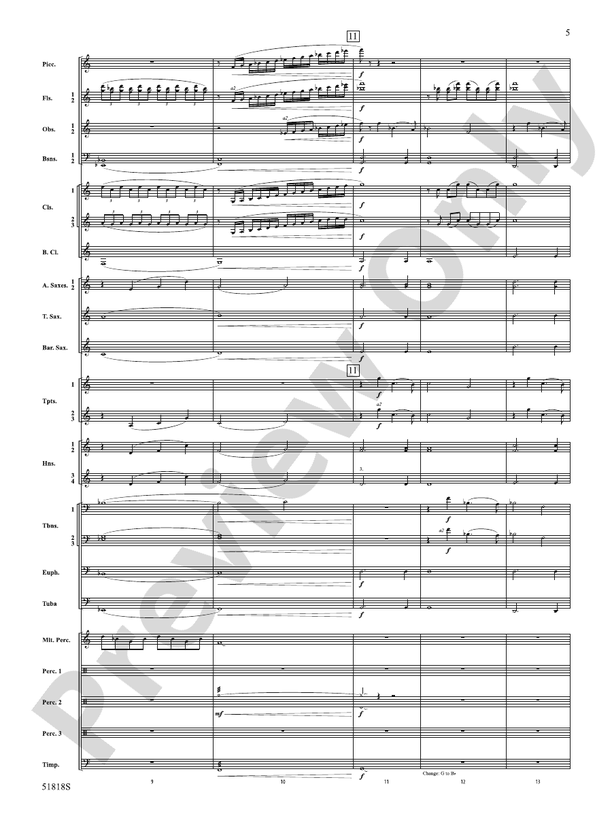 Champions of the Sky - Concert Band Conductor Score & Parts(Digital Download)
