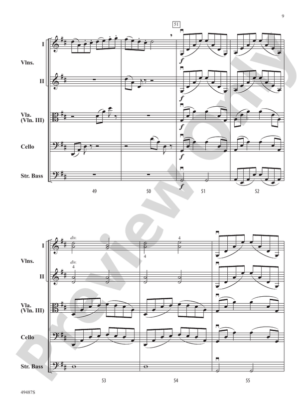 Bow Olympics - String Orchestra Conductor Score & Parts (Digital Download)