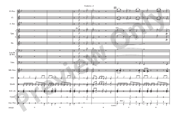 When We Stand Together – Marching Band Conductor Score & Parts (Digital Download)